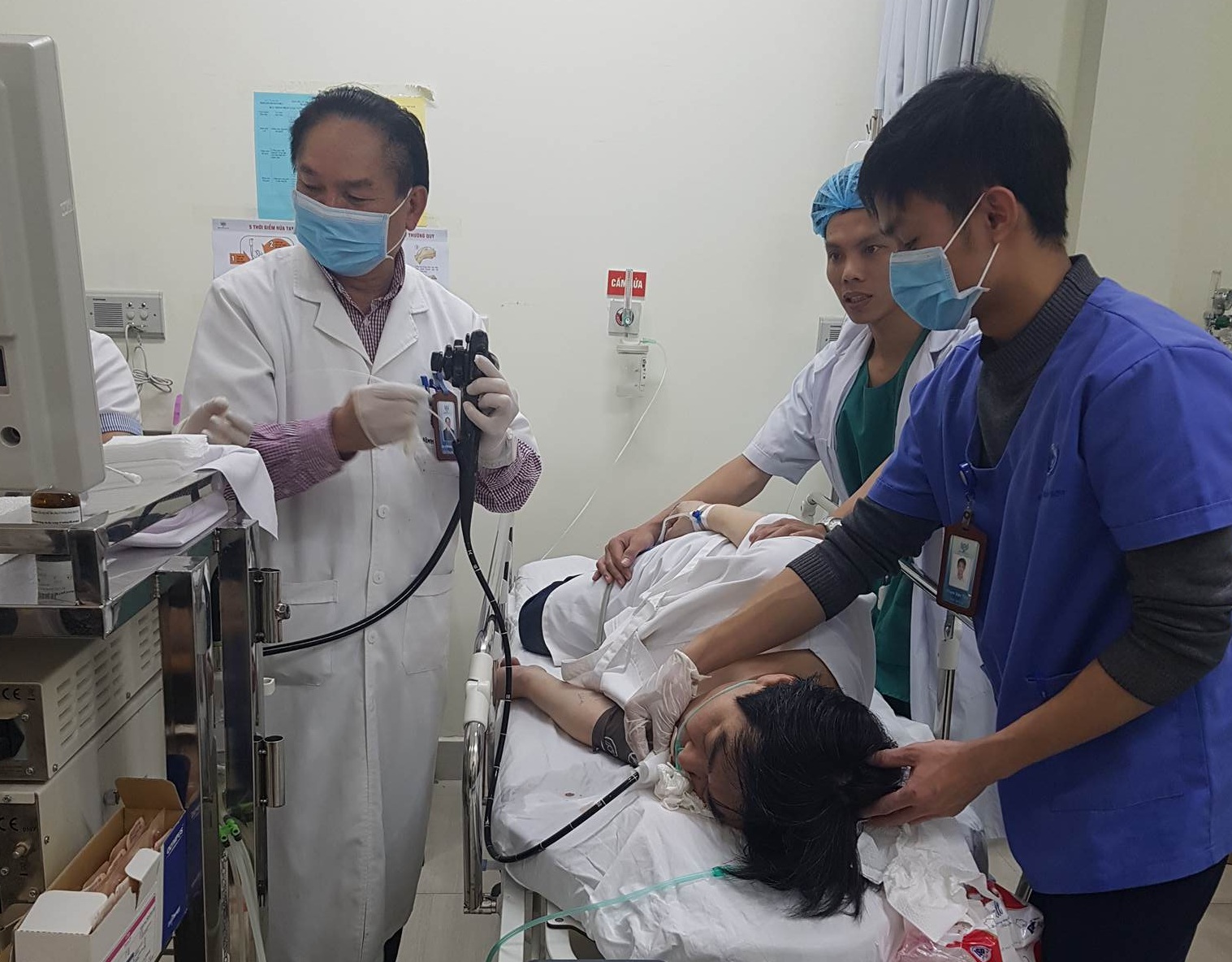 Cấp cứu kịp thời bệnh nhân Hàn Quốc bị xuất huyết dạ dày